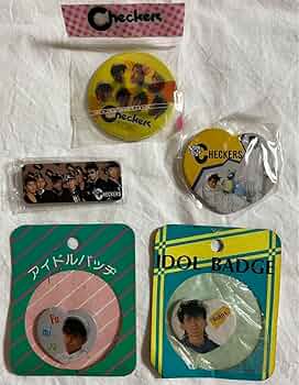 非売品　チェッカーズ（藤井フミヤ）GOバッジ Amazon.co.jp: チェッカーズ勲章 バッジ バッヂ ファンクラブ