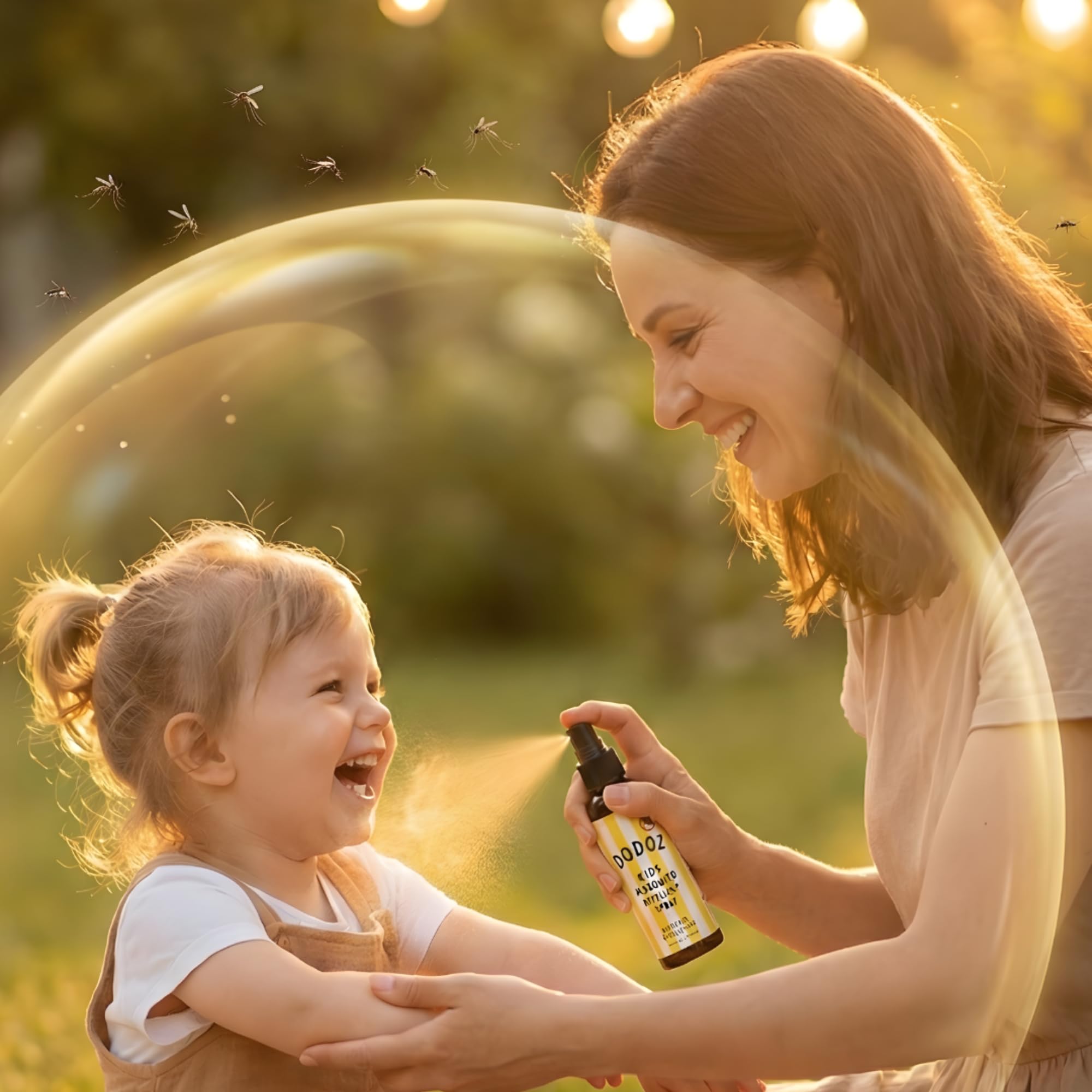 DODOZ Mini Anti-Mosquito Body Spray Kid-Safe Natural Protection, Gentle & Non-Toxic Repellent for Babies, Kids & Family Perfect For Indoor & Outdoor Use Non-Toxic & Easy to Carry - 60ml 2