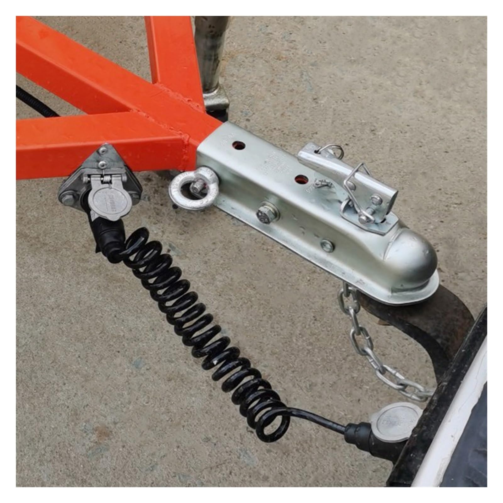 Receptor de enganche de remolque Acoplador De Remolque Acoplamiento De Bola De Enganche De 2 X 2 Pulgadas Lengua Recta 3500 Lbs Piezas De Vehículos Recreativos Accesorios Las uniones soldadas son sóli