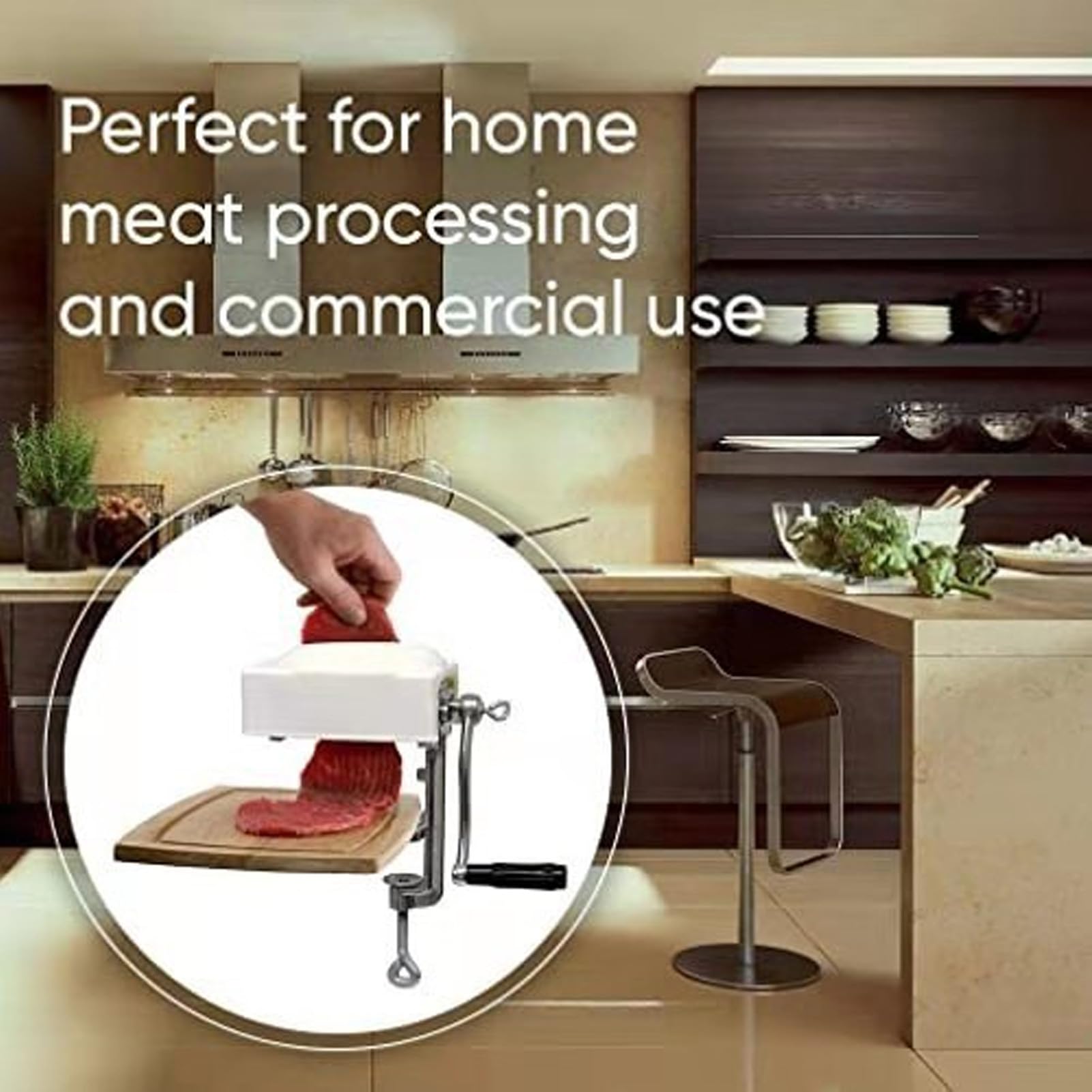 Utensile da Manuale per Batticarne, Versatile per la Preparazione della Carne, Pinza per Appiattire la Bistecca per gli Appassionati di Barbecue