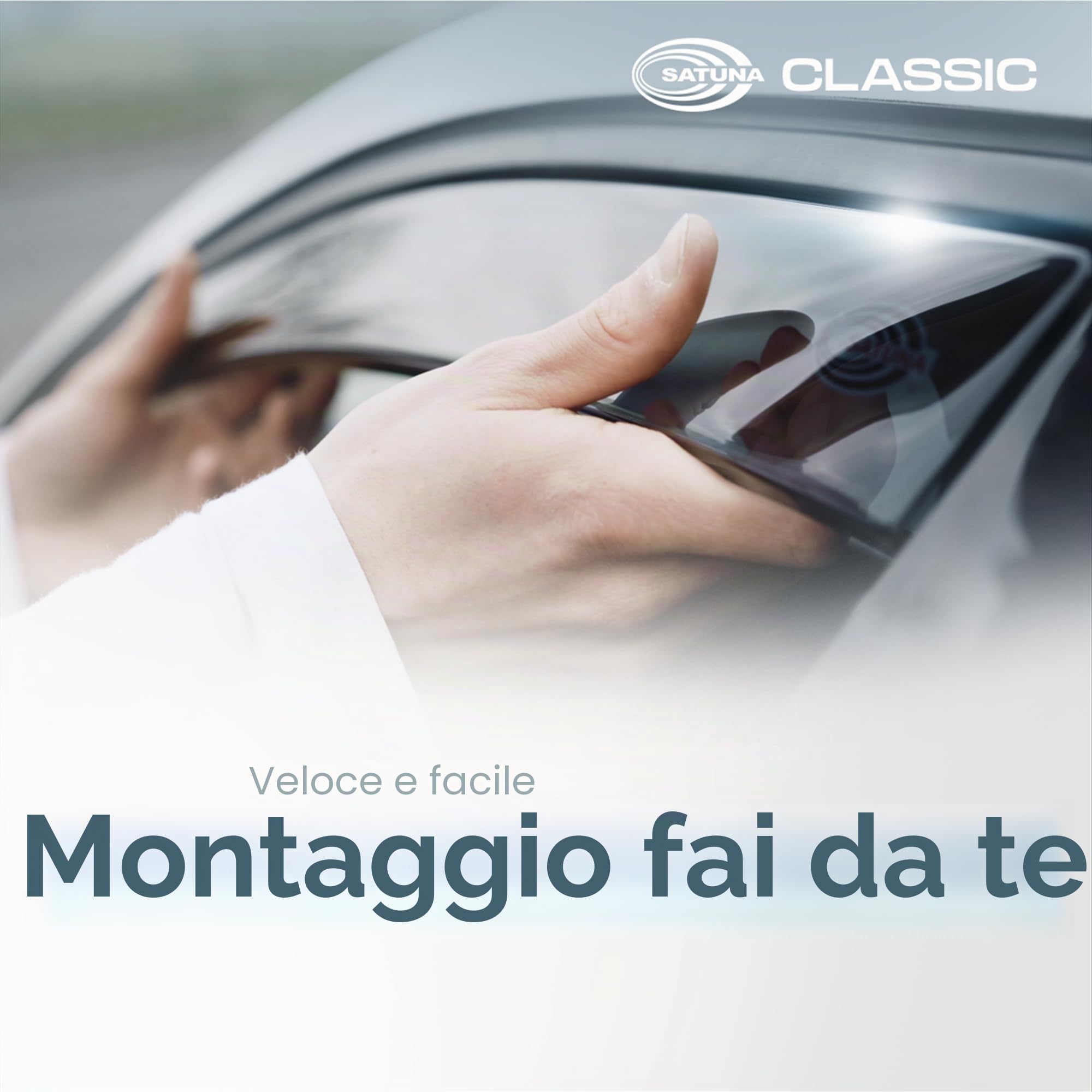 M MOTOS Deflettori Finestrini Auto per Dacia Sandero Stepway III dal 2020 Deflettori d'Aria Antiturbo e Antivento, Protezione dalle Intemperie, Riduzione del Rumore, Installazione Semplice, Durata e R