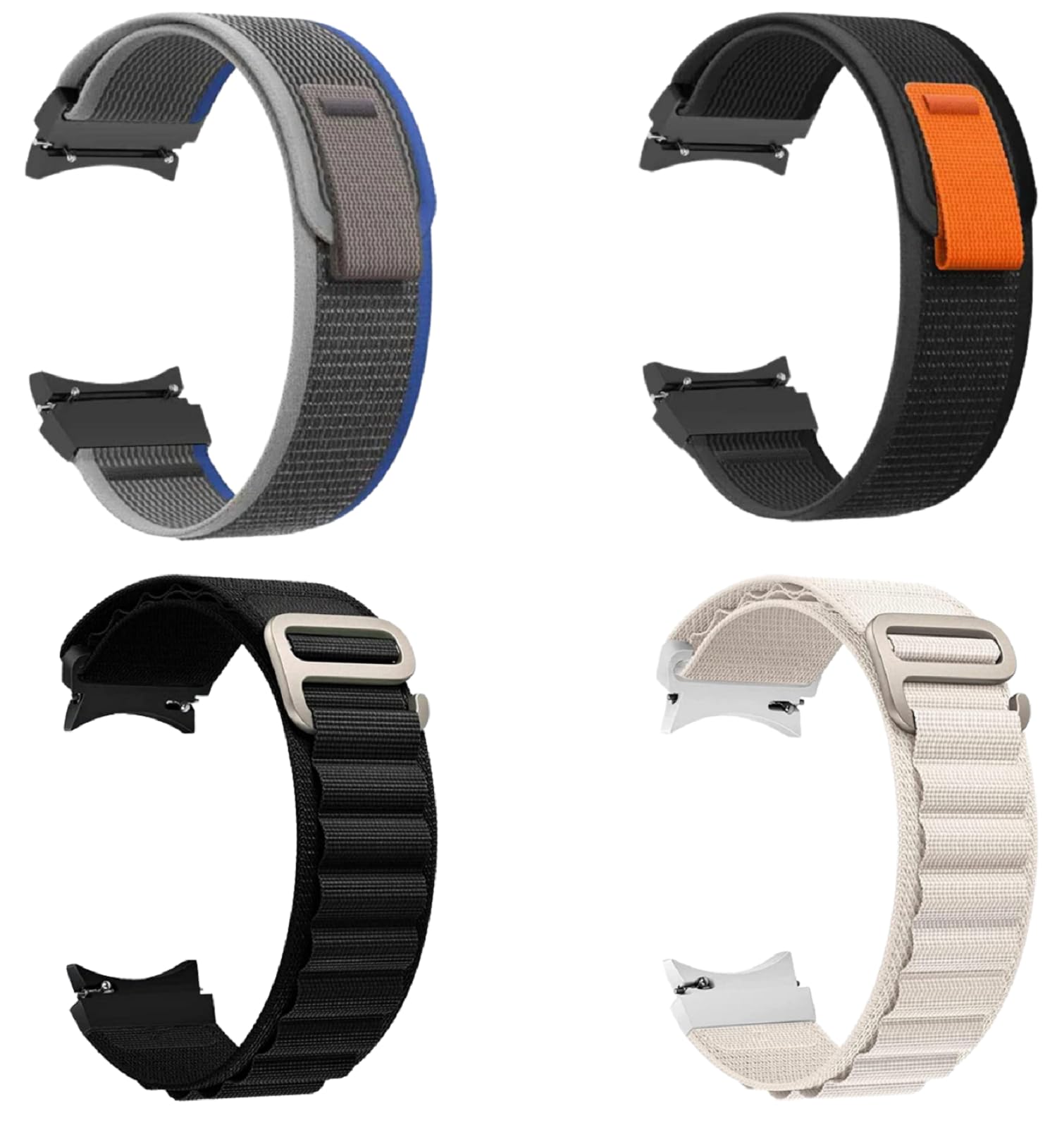 PEFKO PSS52 Watch Straps/Bands Compatible With Samsung Galaxy Watch 5 Pro/Galaxy Watch 6/5/4 40mm 44mm/ Galaxy Watch 4 Classic 46mm [ COMBO OF 4 ] (BLUE/BLACK/BLACK/STARLIGHT) (B0CNLT8ZH1) Amazon Price History, Amazon Price Tracker