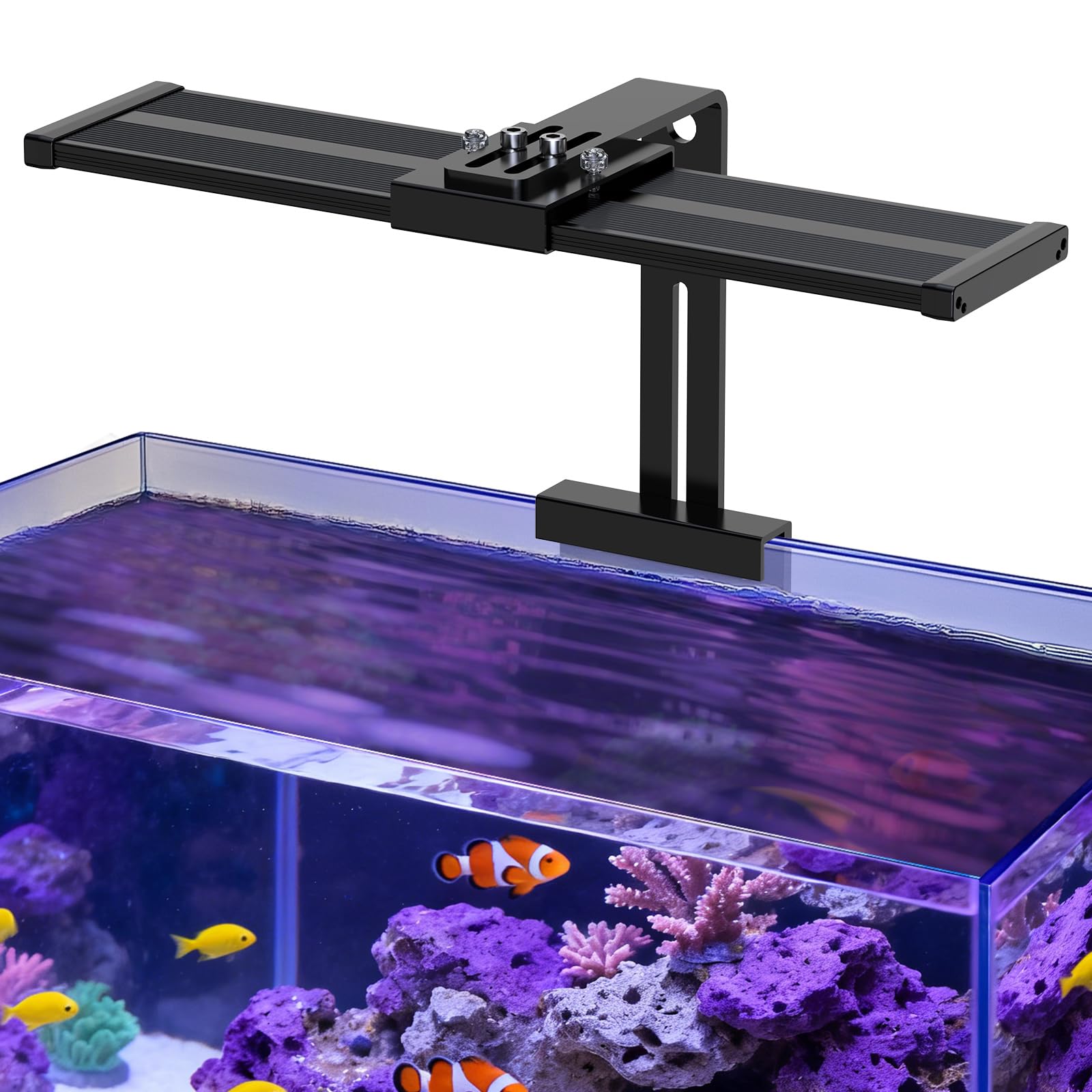 hygger Luce Acquario a Spettro Illuminazione LED per acquari,35W Spettro Luce LED per Acquario Marini 24/7 Lampada Aquarium LED da 60-75cm Tank