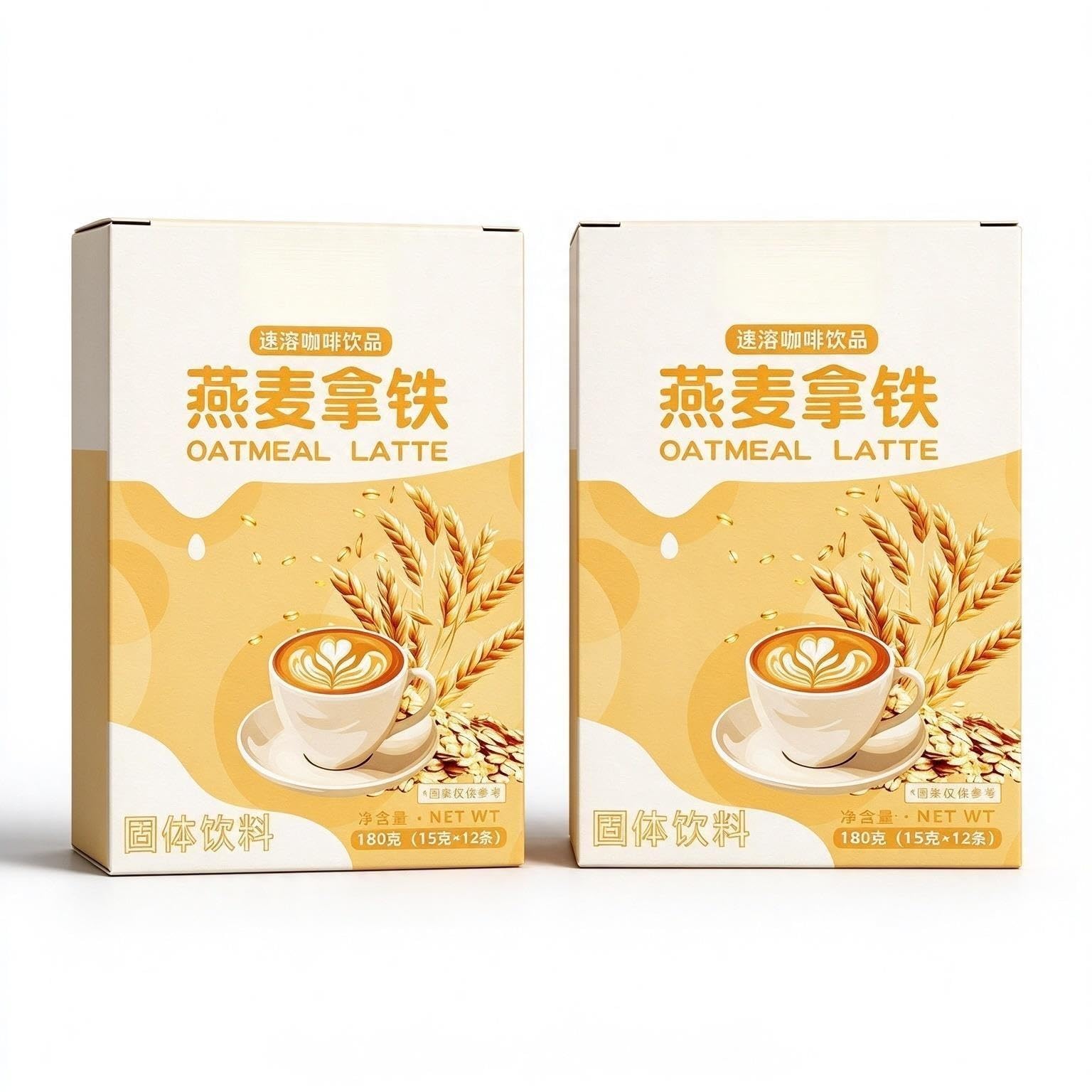 Mezcla de bebida instantánea Oat Latte 12 barritas