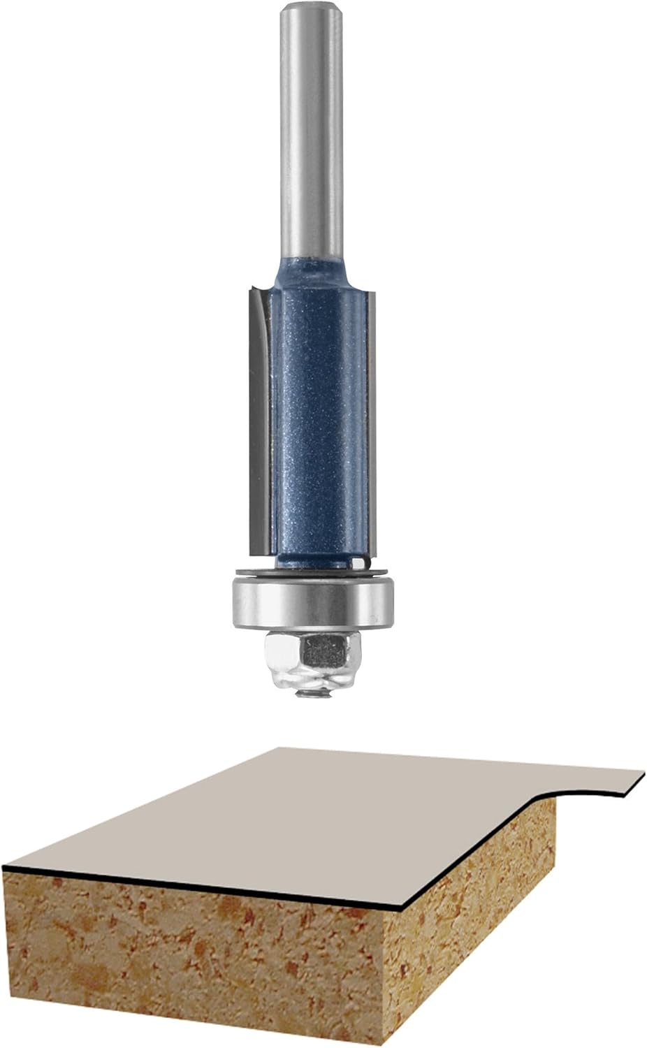 BOSCH 85210M 1/16 In. Carbide Tipped 2-Flute Overhang Cutoff Bit