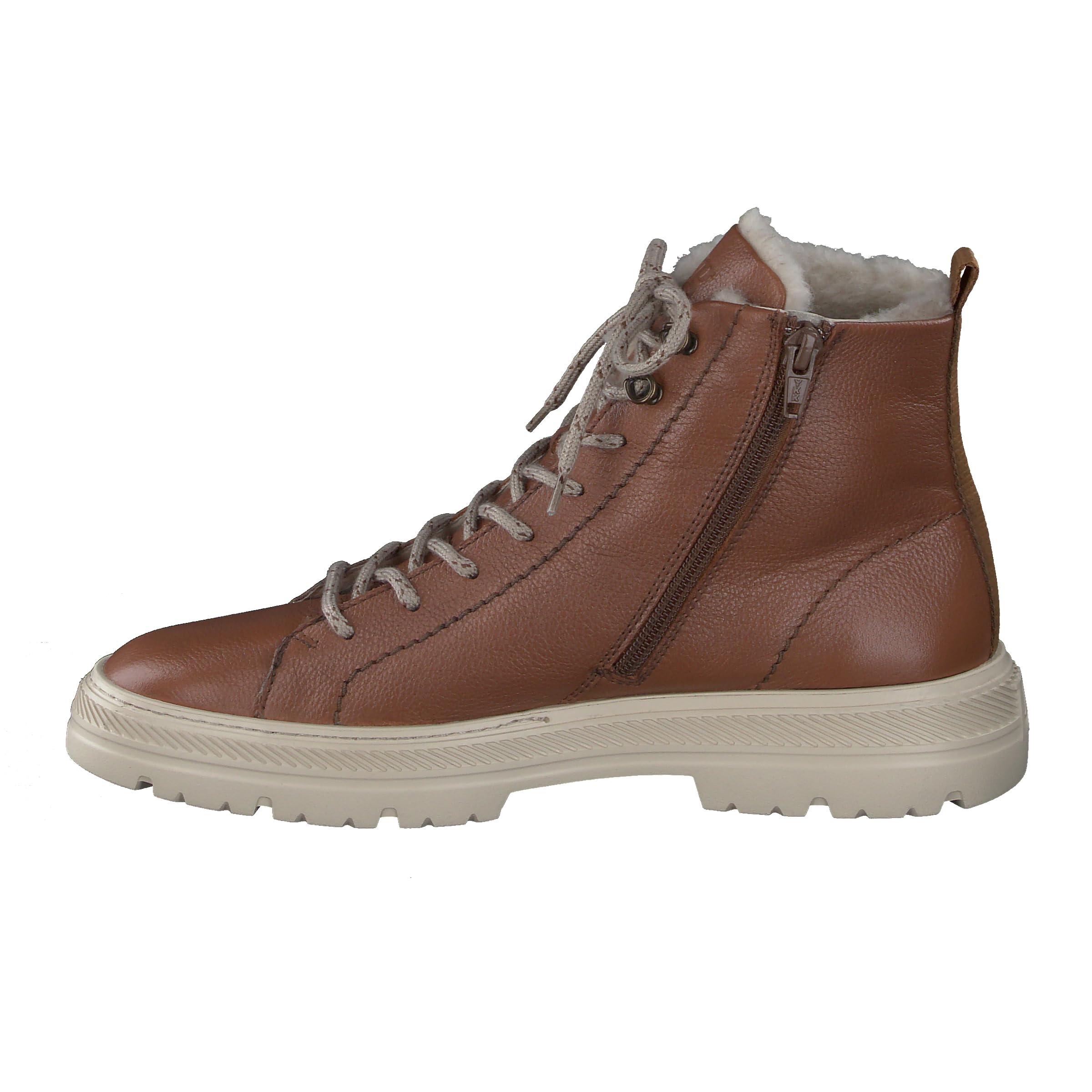 Paul Green Damen Frauen Schnürstiefeletten,Warm gefüttert