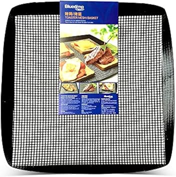 Bluedrop Toaster Baskets, Black, Rectangular, 30X35CM, PTFE Coated Fiberglass, Non Stick, Modern, Kitchen, BASKET, Baking Basket