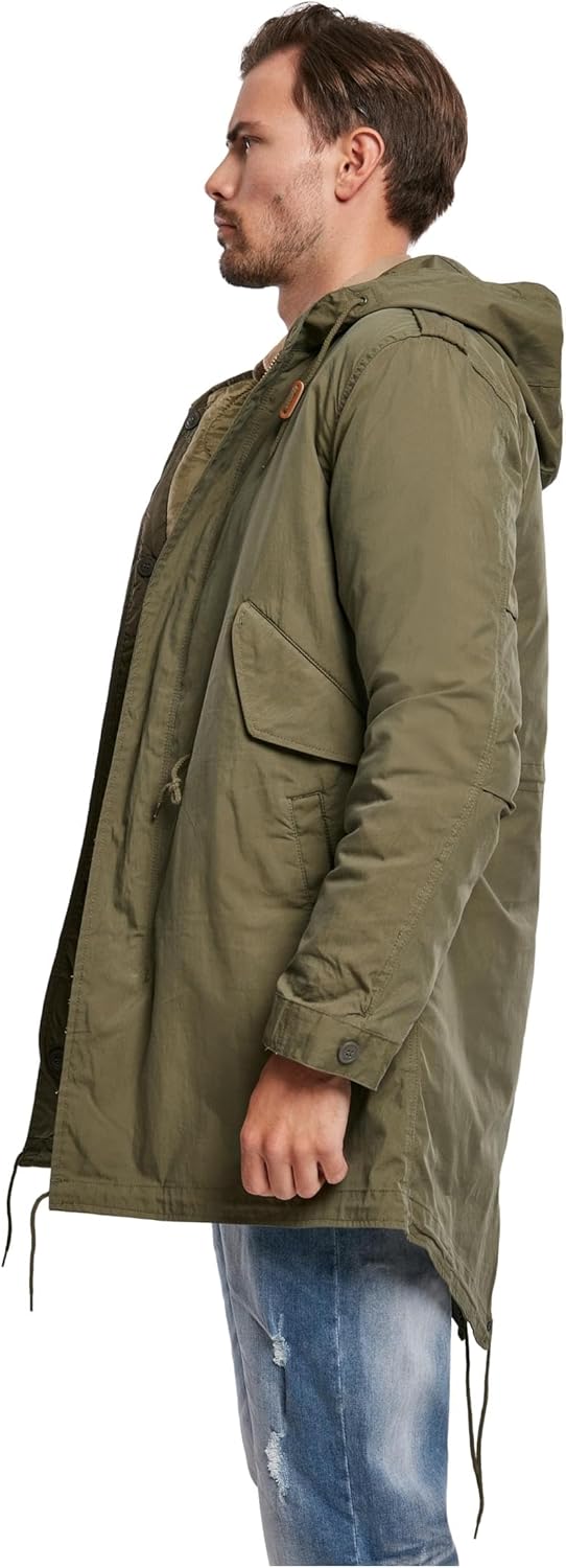 Brandit Men's M51 US Parka Olive Size XL
