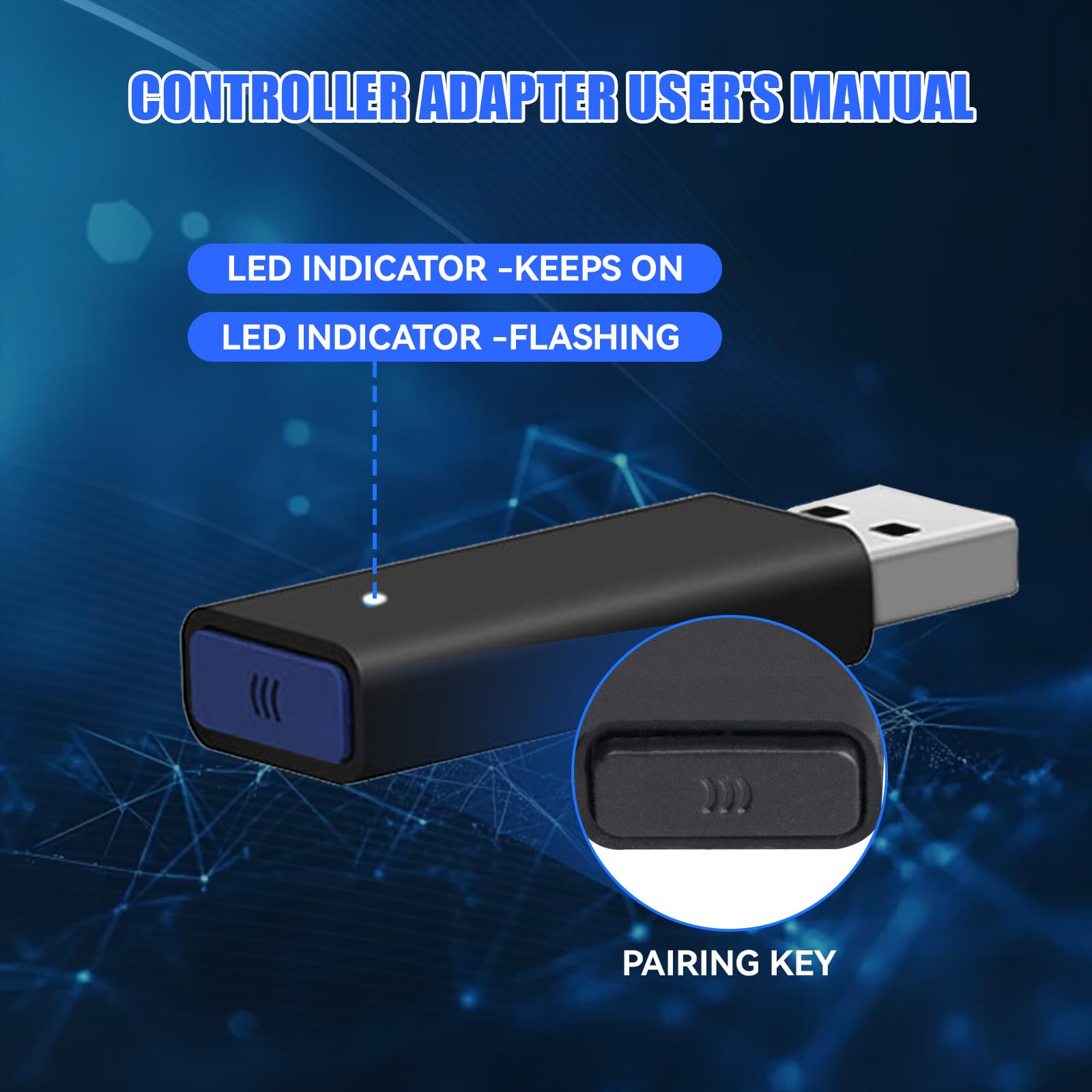 Adattatore Wireless per Controller XOne, XOne X S/Series X S/Elite, Adattatori Compatibile con PC Windows 10/11/8/8.1/7