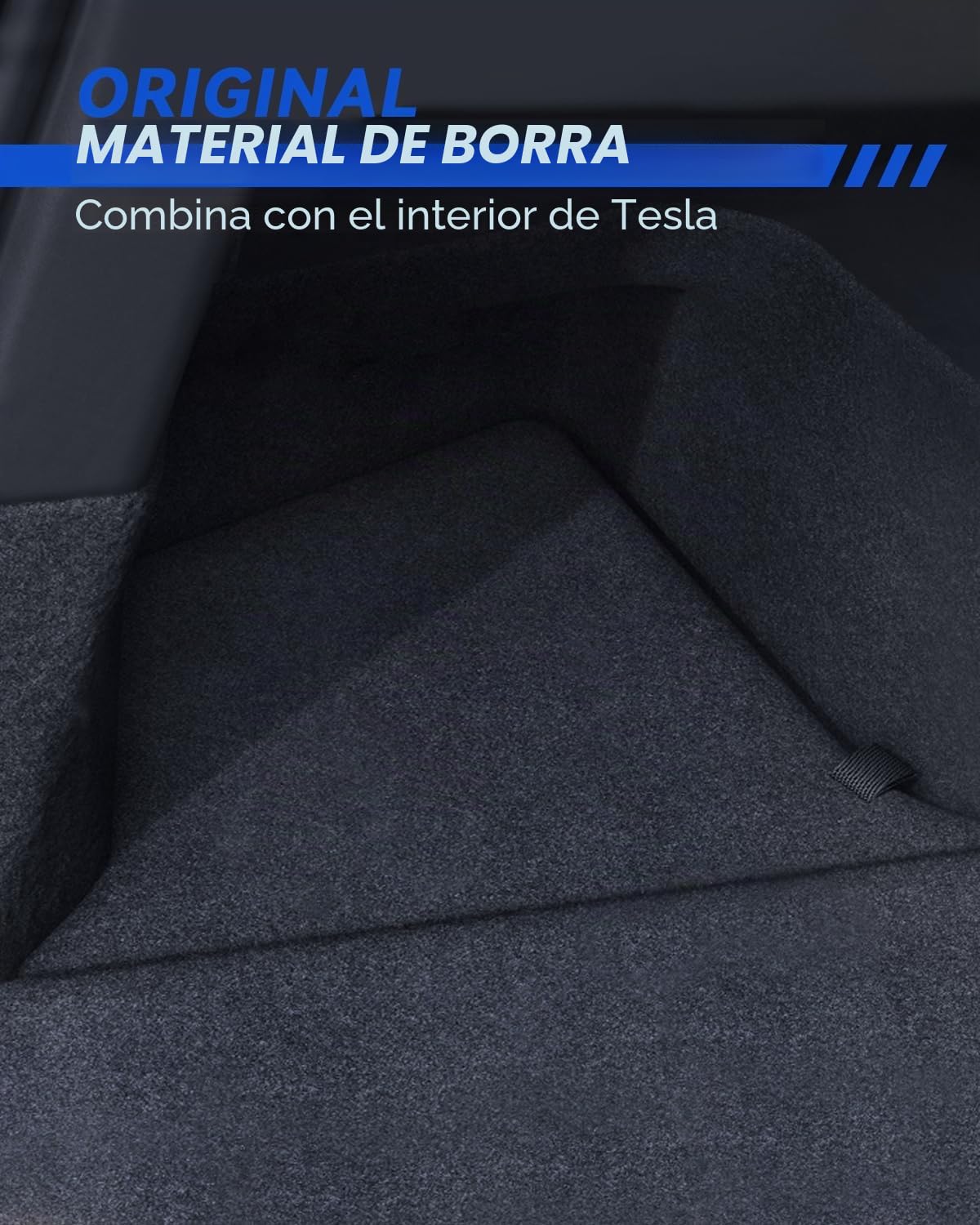 Organizador de Maletero 2 Unidades para Tesla Model 3 2024-2026 TPE Caja de Almacenamiento de Maletero con Cubierta flocada, Impermeable y Antideslizante, Tesla Model 3 Highland Accesorios