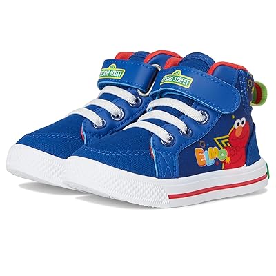 Josmo Sesame Street Elmo High Top Sneaker (Toddler/Little Kid) Kids Shoes Blue