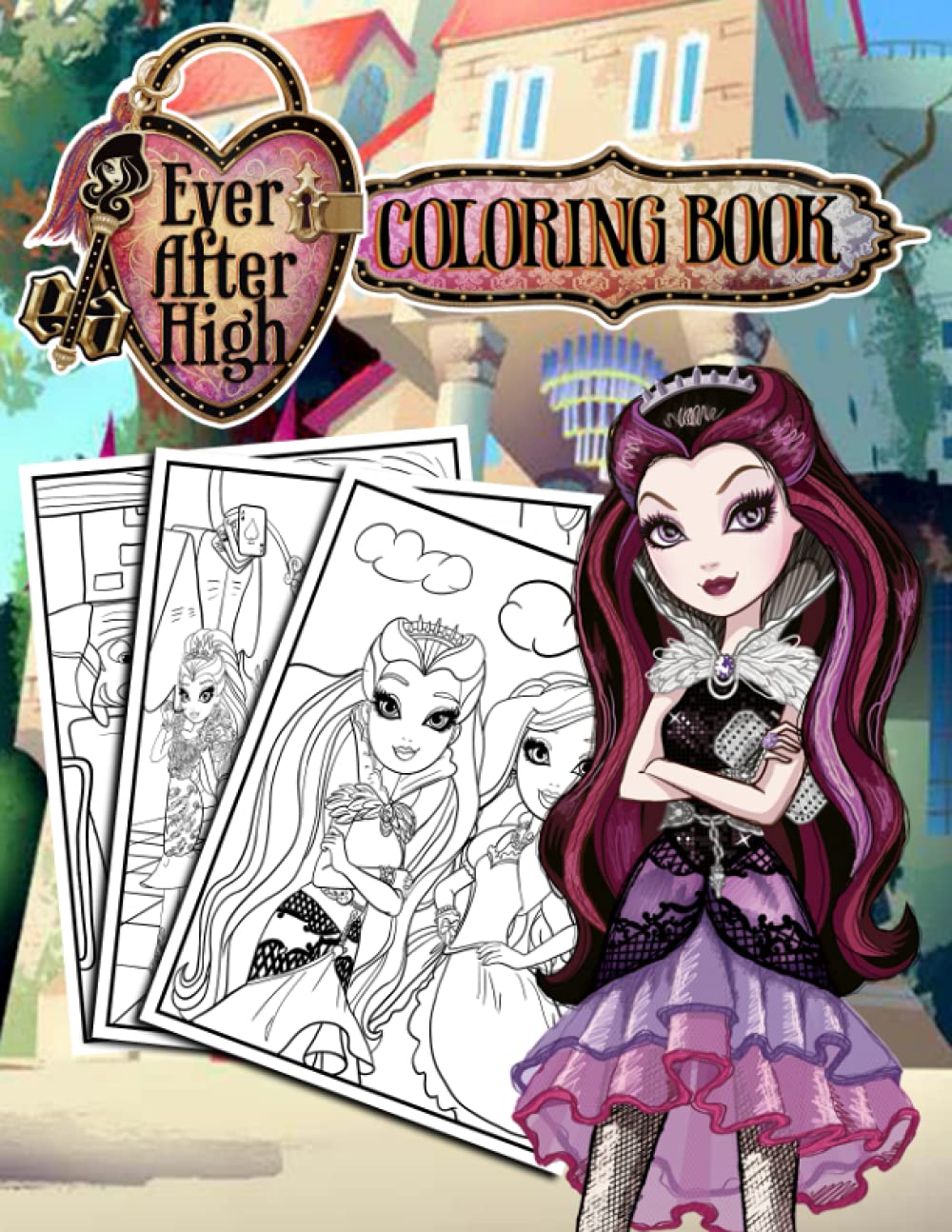 Buy Ever After High Coloring Book: 55 One Sided Coloring Pages