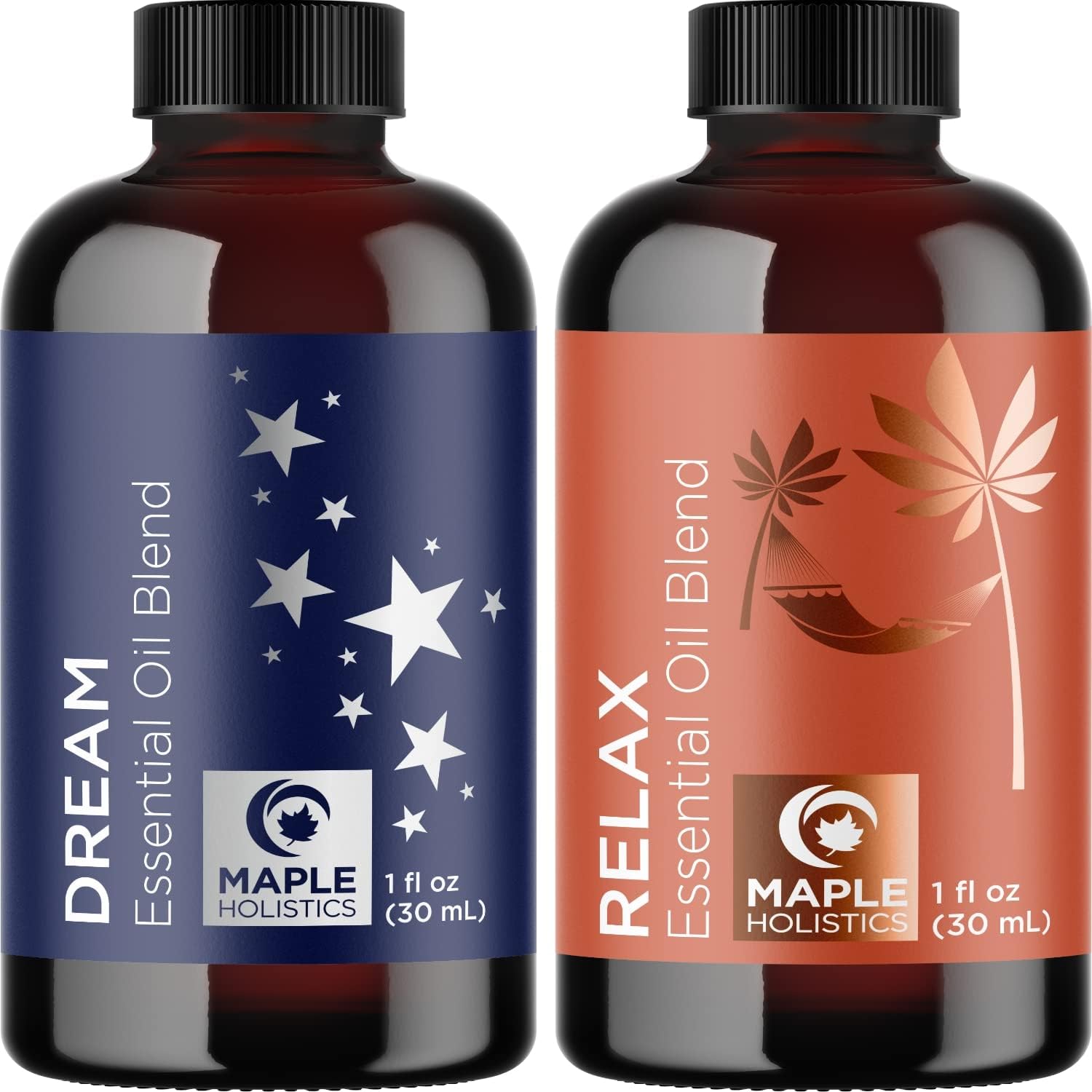Relaxing Essential Oils for Sleep Time – Relax and Dream Sleep Essential Oil Blends for Diffuser with Pure Essential Oils Including Lavender Roman Chamomile and Ylang Ylang