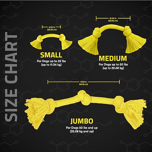 Miniatura 5 de Playology Juguetes de cuerda para perros | Juguete de tira y afloja para perros masticadores agresivos | Juguetes para perros perfumados de pollo |
