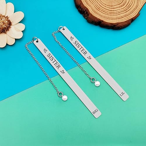 Miniatura 4 de Regalo para hermana de hermana, hermana mayor, hermana pequeña, marcapáginas a juego, regalos para mejores amigos, regalos para amantes de la