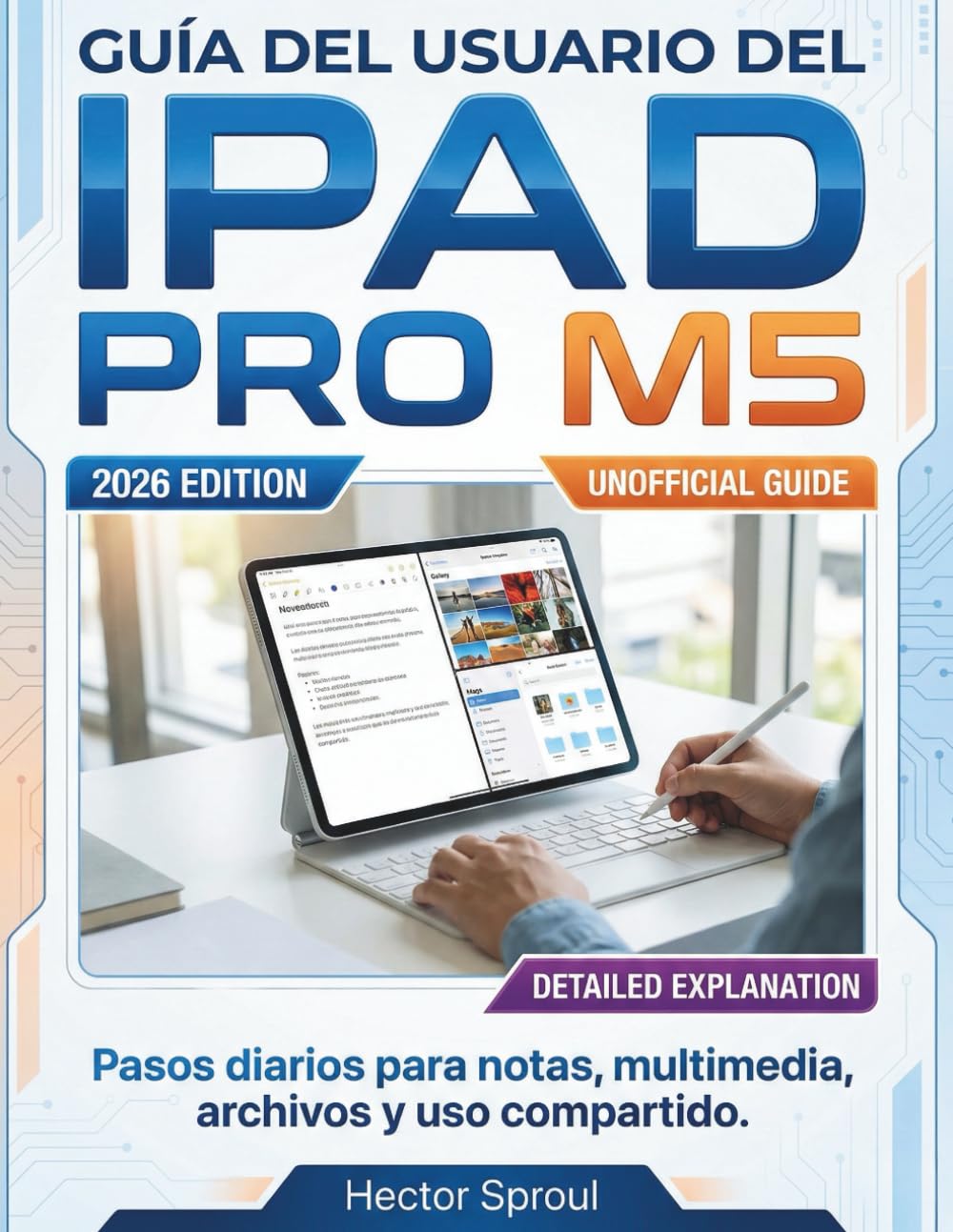 GUÍA DEL USUARIO DEL IPAD PRO M5: Pasos diarios para notas, multimedia, archivos y uso compartido.