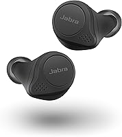 Vista 1 de Auriculares inalámbricos Jabra Elite 75t con asistente de voz, color negro, con estuche de carga (renovados)