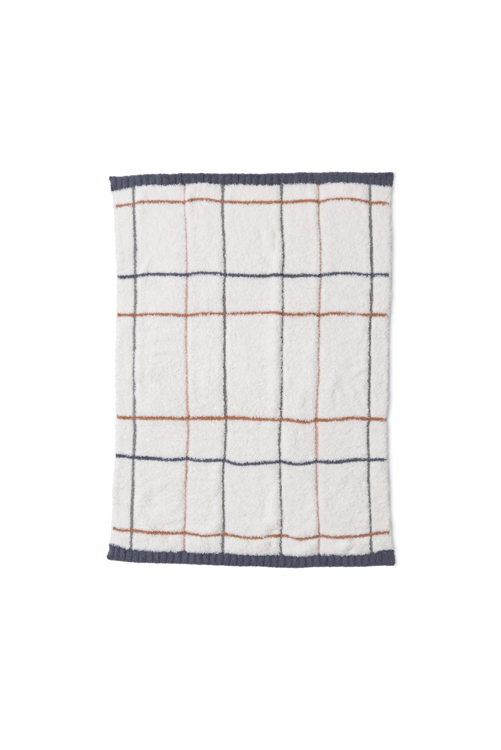 Barefoot Dreams® CozyChic® Multicolor Plaid Stroller Blanket, Cream Multi, 30"x40"