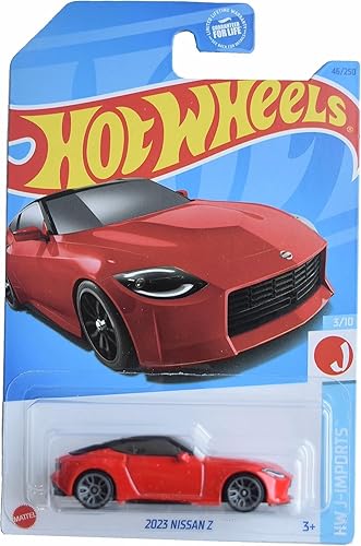Hot Wheels 2023 Nissan Z, HW J-Imports 310 rojo 46250