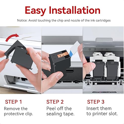 Miniatura 5 de 245XL 246XL - Cartuchos de tinta compatibles con Canon 245XL 246XL, paquete combinado de repuesto para Canon Ink 245 246 funciona con MX490 TS202