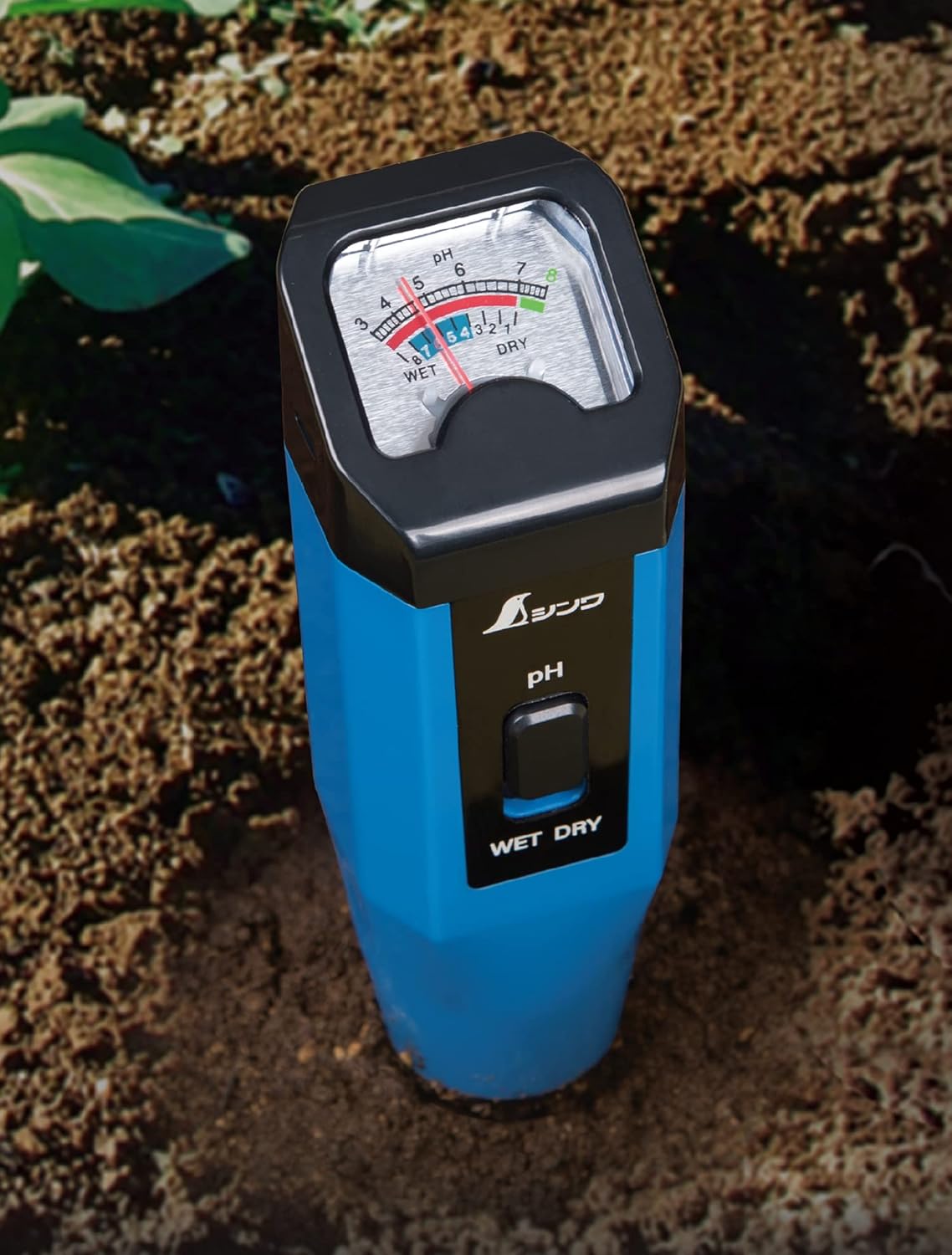 Shinwa Sokutei 72787 Soil Acidity (pH) Meter B-2 with Condition Check Function