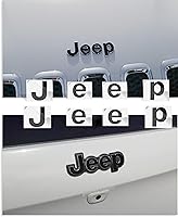 Vista 22 de Reflective Concepts - 2014-2018 Jeep Cherokee - Pegatinas de calcomanía superpuesta para emblema delantero y trasero de Jeep