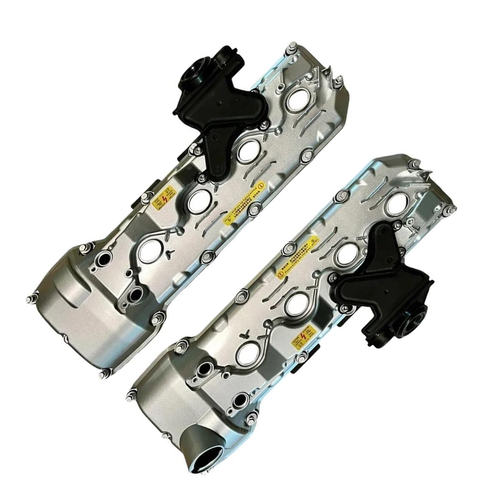 Guarnizione Coperchio Punterie 11127848153 11127848154 Coperchio Valvola In Alluminio Con Guarnizione Bulloni Separatore Olio Per BMW 1E90 E92 E93 S65 Per M3(A Pair)