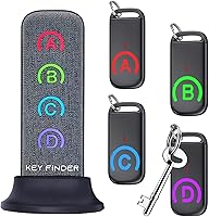 Vista 1 de Localizador de rastreador de artículos RF de 80 dB con rango de trabajo súper largo (gris)