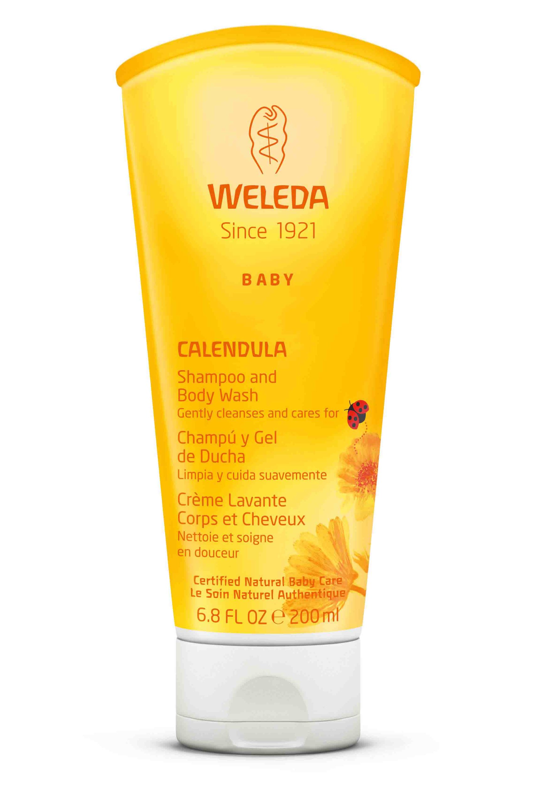 Weleda Calendula Baby Care Shampoo and Body Wash 200 ml
