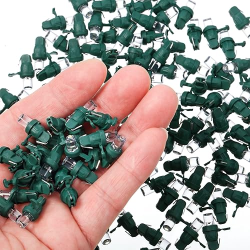 Miniatura 4 de Honoson Guirnalda de luces LED de 0.197 pulgadas de diámetro, bombillas LED de repuesto de alambre de gran angular, juego de luces para interiores y