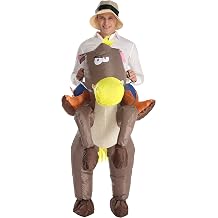 Inflatable Costume Adult Inflatable Cowboy Costume Horse Costume for Halloween cowboy funny suit