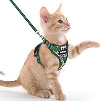 Vista 41 de rabbitgoo Cat Harness and Leash for Walking, Escape Proof Soft Adjustable Vest Harnesses for Cats, Easy Control Breathable Reflective Strips Jacket