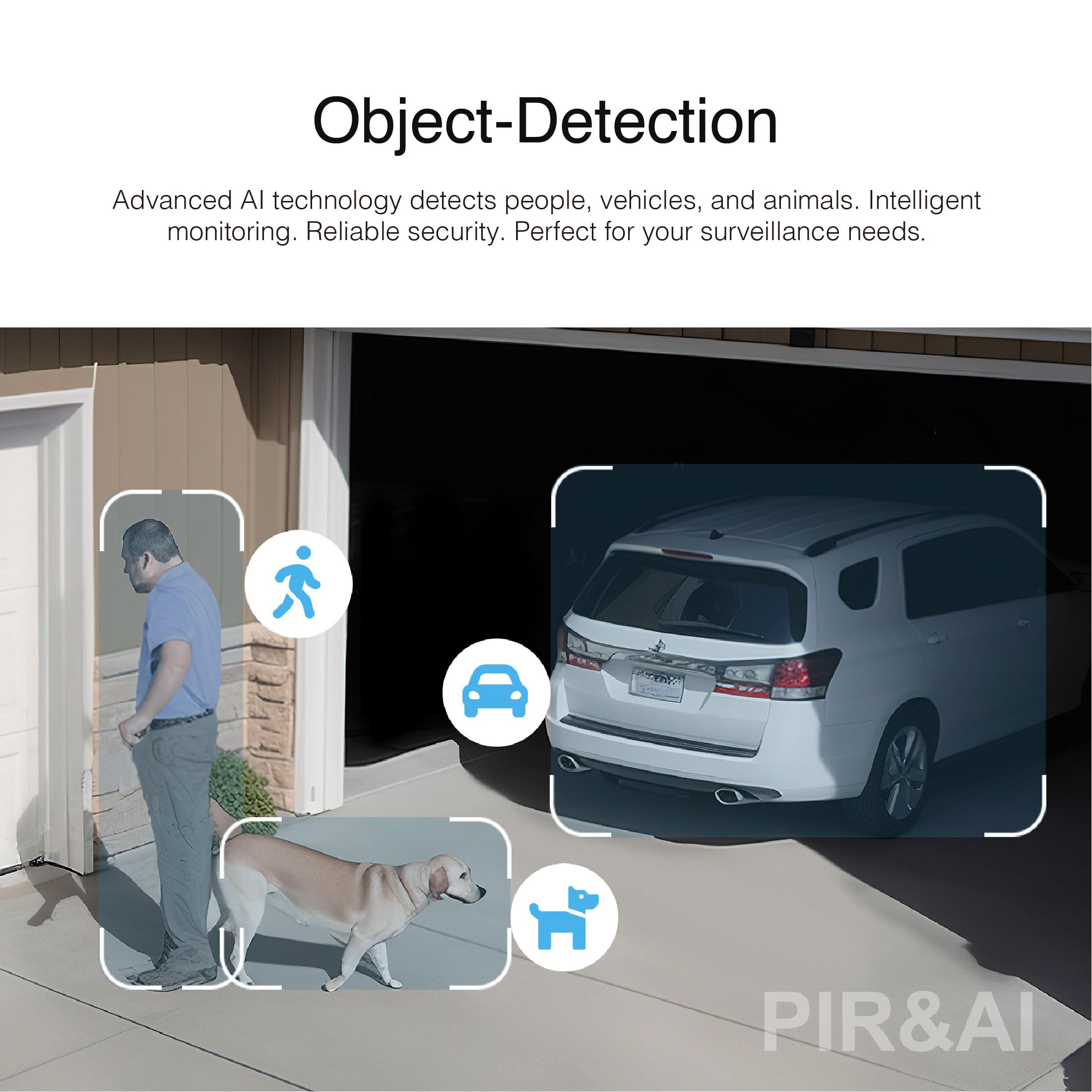 INSTAR IN-9820 4K Überwachungskamera Außen schwarz, LAN/WLAN/PoE, PTZ 5X Zoom, AI-Erkennung, HomeKit Secure Video, 2-Wege-Audio, Nachtsicht, PIR, MQTT, WPA3, NDAA/TAA