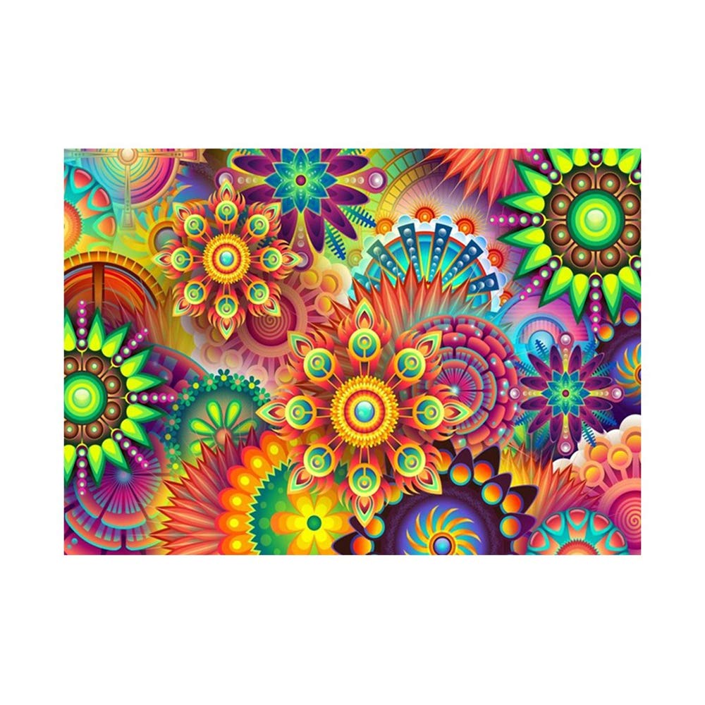 ting DIY 5D Colorful Flower Cube Round Shape Full ed tings Kits Arts Craft for Room Wall Decoration(F)-POOWE-picture-23