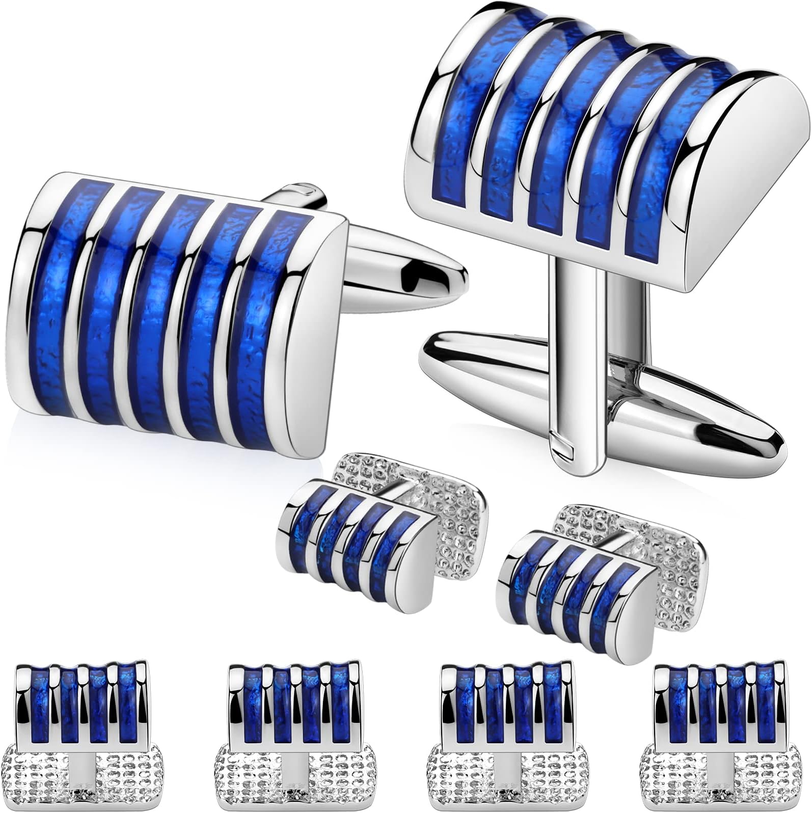 HAWSON Men's Custom Tuxedo Shirt Nails and Cufflinks (2+4/2+6)