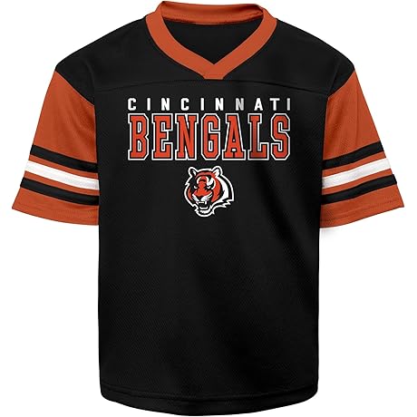 Outerstuff NFL Teams Youth Boys Knit Top Jersey T-Shirt Featuring Team Logo (Sizes 8-20)