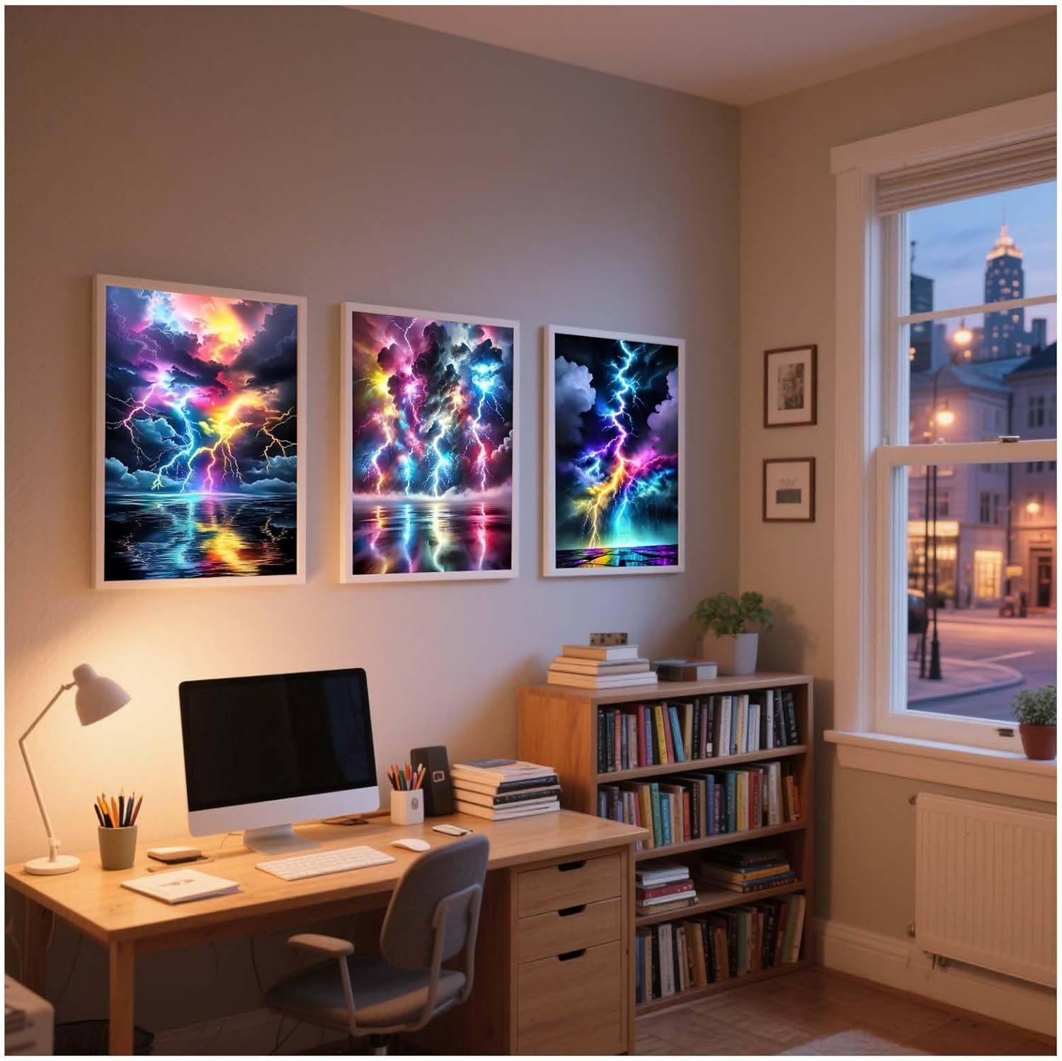 GREENCRUISE 12 Pack Diamond Painting Kits for Adults, 5D Diamond Art Kits for Beginners, DIY Full Drill Paint with Diamond, Home Wall Decor 12 x 16 Inch TYPE3