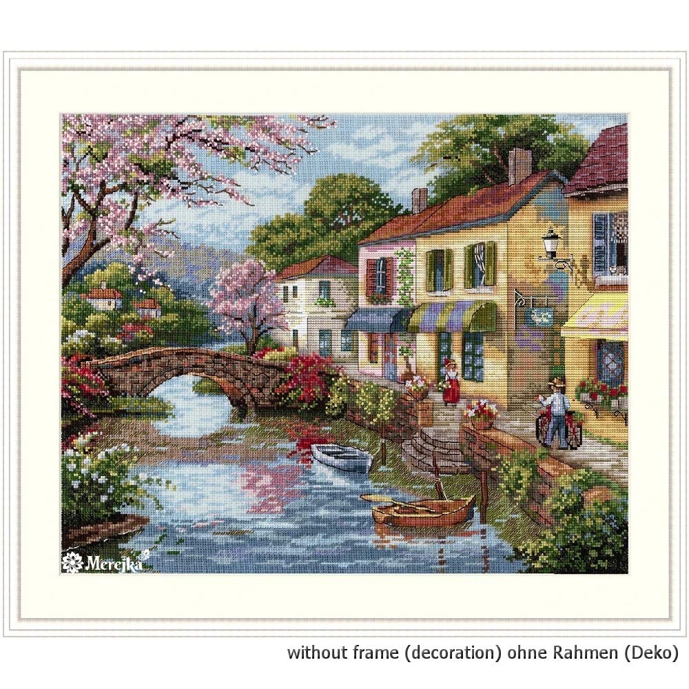 Merejka K-174 - Kit de punto de cruz (30 x 38 cm), multicolor
