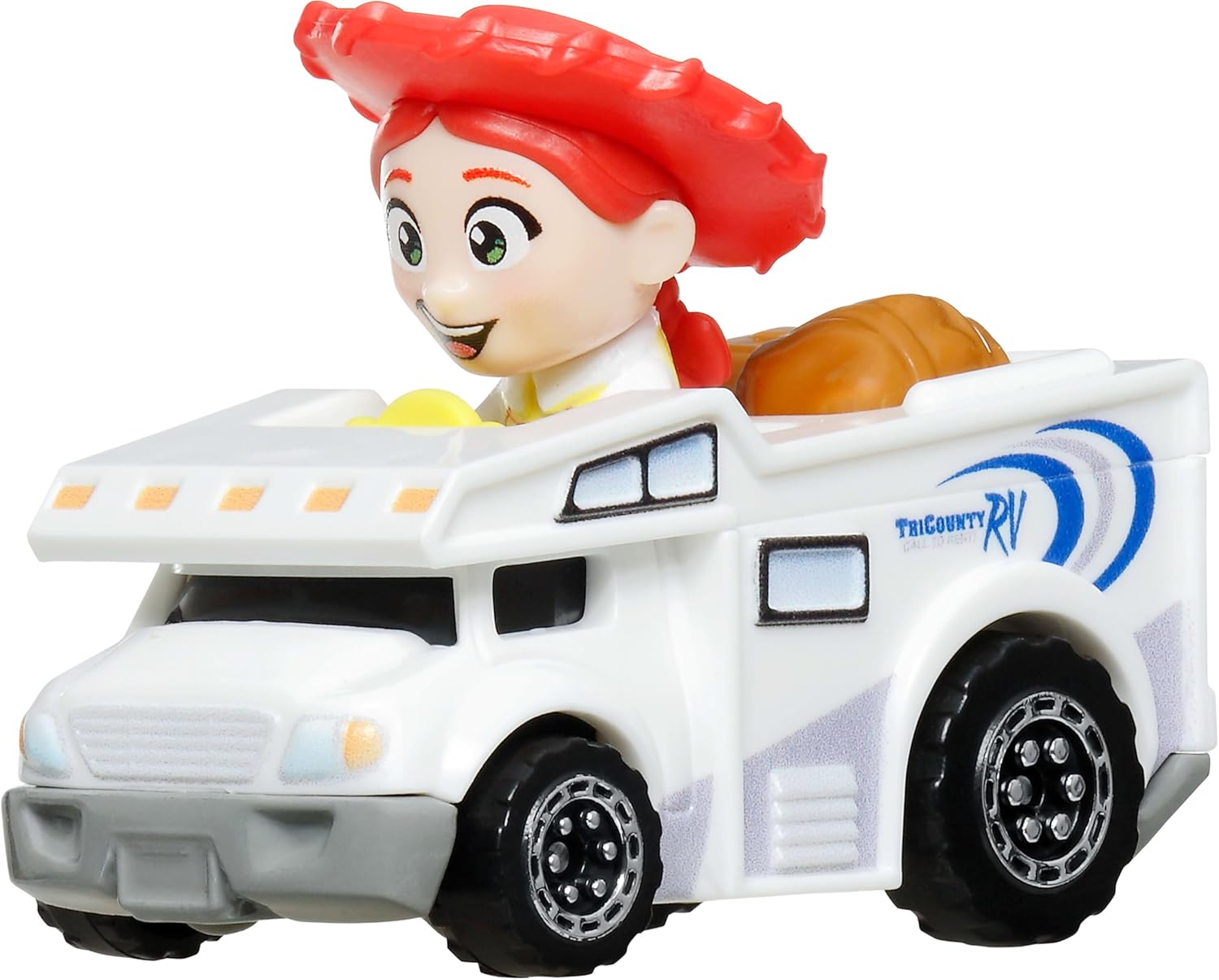 Hot Wheels RacerVerse, Set of 4 Die-Cars 1:64 Scale Toy Cars Optimized for Driving on Tracks with Pop Culture Characters as Drivers