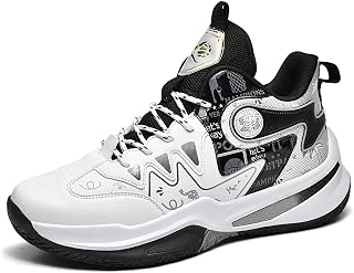 Unisex High Top Basketball Shoes,Outdoor Sports Sneakers Athletic Running Shoes