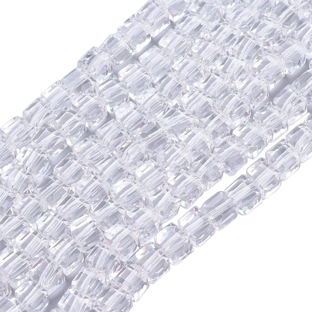 25 Perles Facettes De Bohème 6mm CRYSTAL AB Preciosa - Neuf