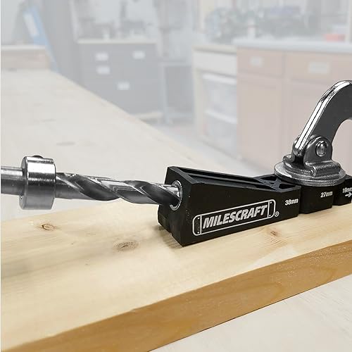 Miniatura 3 de Milescraft 23070003 - Broca para taladro (incluye broca paso a paso de 38", llave Allen y tope para taladro)