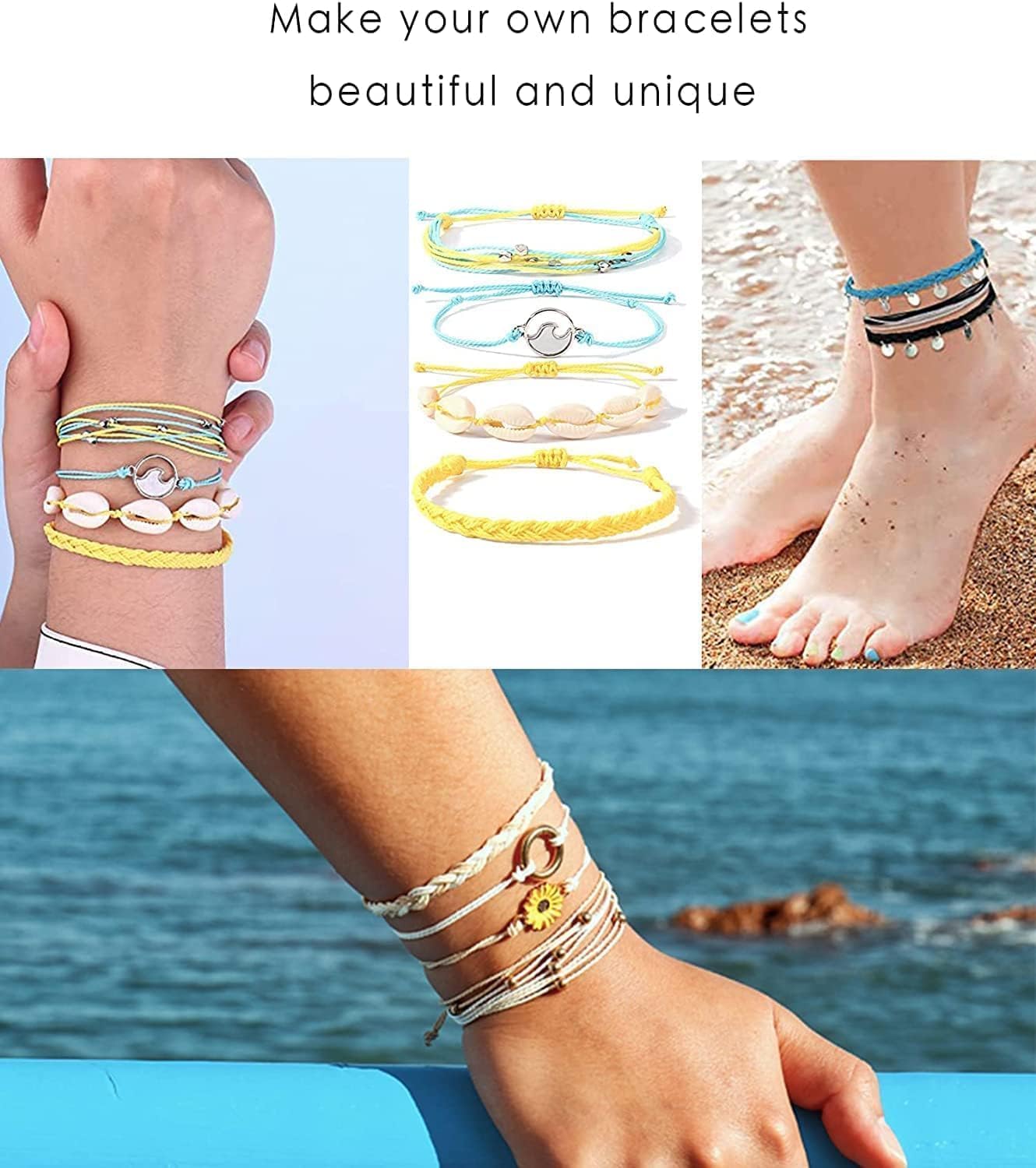 30 Rolls Wax String for Bracelet Making, Waxed Thread Bracelet Cord, Waxed Polyester Cord Bracelet Rope for Jewelry Making, DIY Bracelets, Necklace Making and Macrame - Image 3