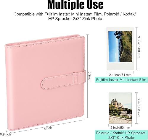 Miniatura 2 de Paquete de 256 bolsillos para Fujifilm Instax Mini LiPlay 11 90 70 50S 26 25 9 8+ 8 7S Impresora de cámara instantáneaMini Link SP-1, Polaroid Snap