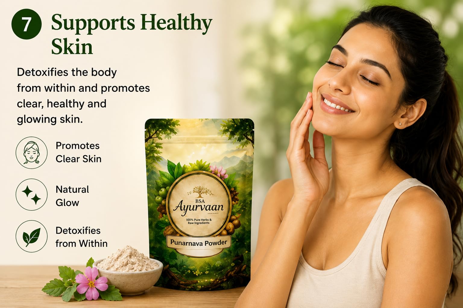 Punarnava Powder for Kidney Rejuvenation | Boerhavia Diffusa Herbal Supplement for Daily Wellness — Amazon image 9