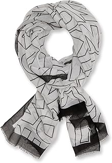 DKNY womens Lightweight Printed Oversized Pashmina Scarf