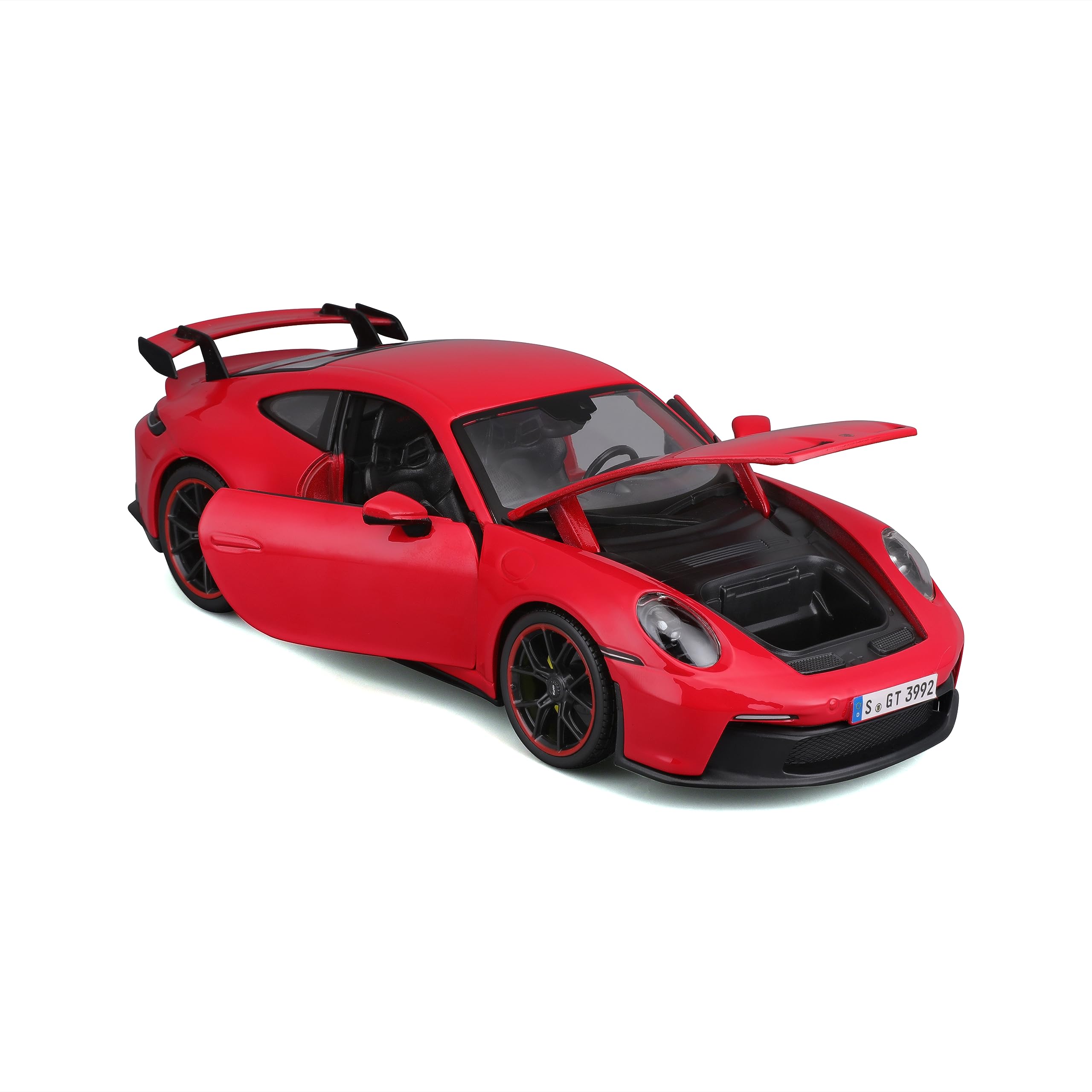 Maisto 536458R Porsche 911 GT3 2023 - Modellino auto in scala 1:18, colore: Rosso
