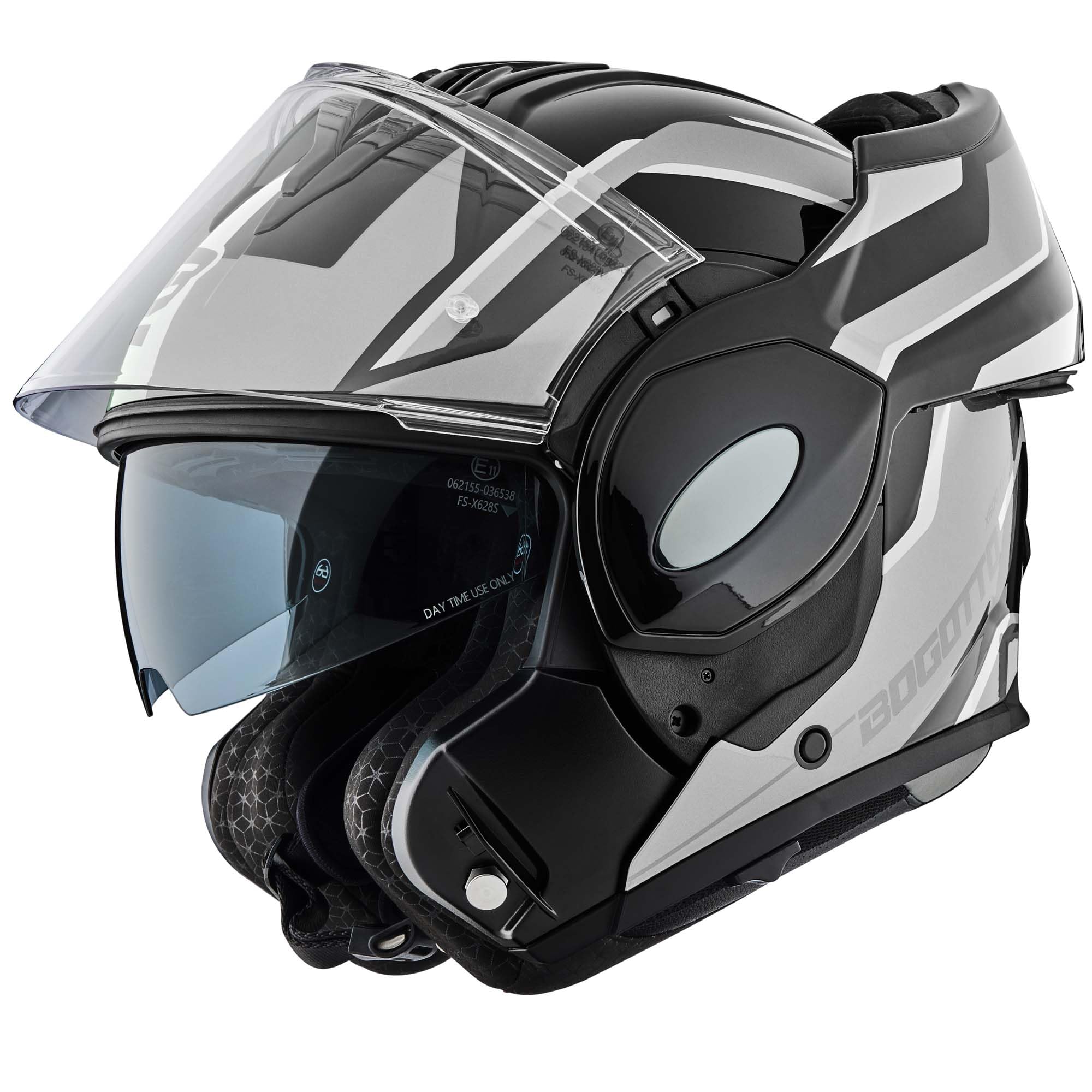 Bogotto FS-​X600 Vyda Casco, nero/​grigio/​bianco, M