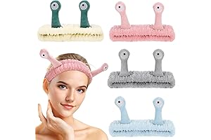 4 Packs Delicate Snail Head Bands