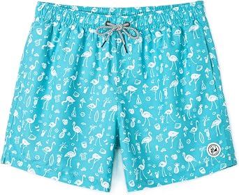SURF CUZ Mens Swim Trunks 5 Inch Swim Shorts Quick Dry Bathing Suits for Men Beach Shorts Mesh Lining Swimming Trunks